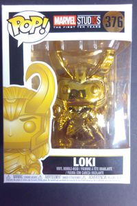 Funko Pop Marvel: Marvel Studios 10 - Loki (Gold Chrome) Collectible Figure, Multicolor