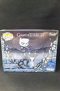 Games of Thrones Funko Icy Viserion Pop and Winter is Here Shirt Box Set