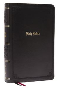 Kjv, End-Of-Verse Reference Bible, Personal Size Large Print, Leathersoft, Black, Red Letter, Comfort Print: Holy Bible, King James Version