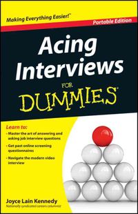 Acing Interviews for Dummies